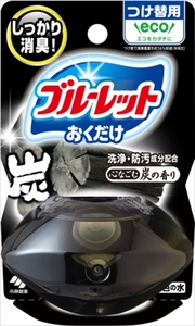 まとめ得 液体ブルーレットおくだけつけ替用 心なごむ炭の香り 小林製薬 芳香剤・タンク x [16個] /h