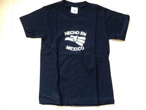 希少★新品 HECHO EN MEXIKO メキシコ メヒコ レディースTシャツ 半袖 可愛い チカーナ ローライダー 西海岸 ブラック Sサイズ 現品のみ