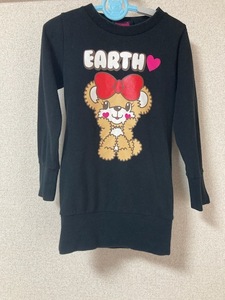 ★EARTH MAGIC★アースマジック★ブラック★マフィ★サイズ120★美品★即決