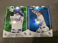 topps 大谷翔平 50/50 Greenパラレル　BLUEパラレル