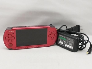 【箱・説明書無し、使用感あり】 PSP「プレイステーション・ポータブル」ラディアント・レッド(PSP3000RR)