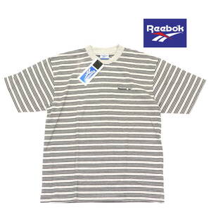 未使用『 リーボック 』ボーダー柄・Tシャツ Reebok OLD クラシック