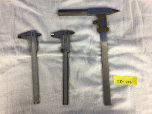 ★２８―００６★工具　アナログノギス3点まとめて ミツトヨ 150mm/カノン 150mm/STS 200mm 全てジャンク品 ハンドツール [80]