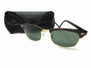 美品 B&L RayBan CLUBMASTER SQUARE W1482 ボシュロム レイバン クラブマスタースクエア /モックトータス/サングラス/USA/アメリカ/米国