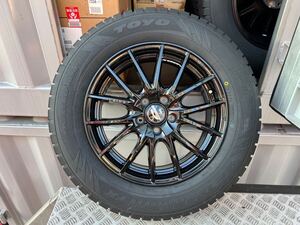 【極美品】国産 スタッドレス ホイール 4本 225/65R17 走行距離約500km TOYO WINTER TRANPATH TX CX-8 CX-5 RAV4 ハリアー