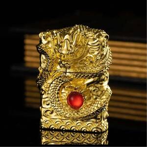 ライター オイルライター zippo ドラゴンライター ゴールド