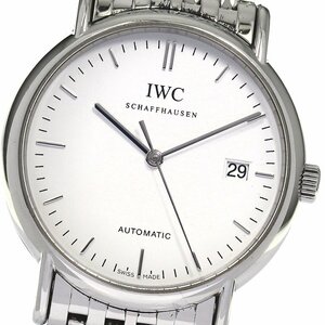 IWC SCHAFFHAUSEN IW353303 ポートフィノ デイト 自動巻き メンズ _803377