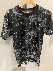 送料込●新品● Vivienne Westwood 半袖Tシャツ44 黒C 日本製 オーブ 星座 コットン100% ヴィヴィアンウエストウッド ビビアン