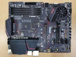 MSI MPG X570 GAMING PLUS/ATXマザーボード/AMD AM4 Ryzen 3000,4000,5000対応/PCパーツ DIY 修理材料★動作未確認・ジャンク