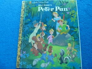 お子様用little GOLDEN BOOK WALT DISNEY PETER PANの英語の絵本 764