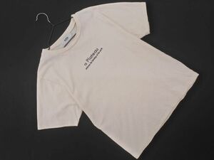 ネコポスOK AZUL BY MOUSSY アズールバイマウジー 刺繍 Tシャツ sizeM/オフホワイト ■◆ ☆ eeb5 レディース