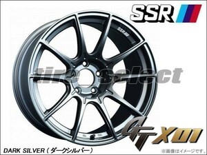 1本価格 要納期確認 SSR GTX01 19x10.5J DARK SILVER ダークシルバー□送料込2本は80200円/4本は160400円 TANABE タナベ 10.5J-19【gtx01】