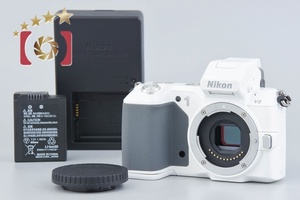 【中古】Nikon ニコン 1 V2 ホワイト ミラーレス一眼カメラ