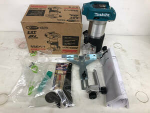 中古品 電動工具 マキタ makita 充電式トリマ1 RT50DZ 本体のみ、木工 木材加工 18V コードレス 面取り 縁取り ITKQNUID4BDU