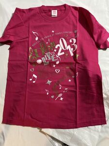 ミュージカル テニスの王子様 10周年記念コンサート Dream Live 2013　Tシャツ　未使用品　S　ピンク　#bi-524