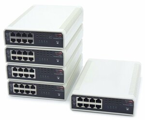 【5台セット】Microsemi PD-9004G 4ポート1000BASE-T PoEインジェクター(パワーインジェクター) PoE+対応