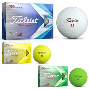 Titleist VG3　(ブイジースリー) ゴルフボール1ダース(12個入) 　レインボーパール　タイトリスト