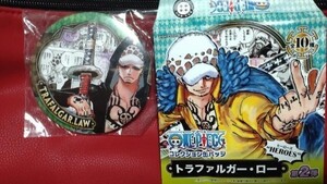 ■完売品■ワンピース　コレクション缶バッジHEROES トラファルガー・ロー　尾田栄一郎　原作イラスト　コレ缶　ONEPIECE