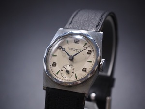 およそ90年前のスモセコ腕時計　廃業時計店保管品　商工舎時計研究所　シチズン　F-戦前型　昭和初期　CITIZEN　未使用ベルト　稼働品