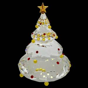 極美品 Swarovski スワロフスキー クリスマスツリー 置物 飾り物 オブジェ