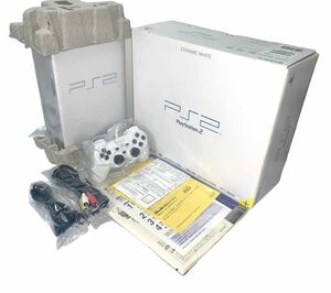 美品　ps2 本体　PlayStation 2 セラミック　ホワイト SCPH-50000 CW