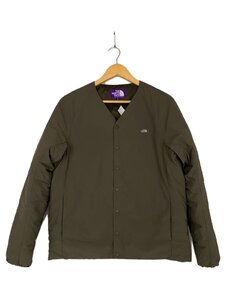 THE NORTH FACE PURPLE LABEL◆DOWN CARDIGAN/M/ナイロン/カーキ