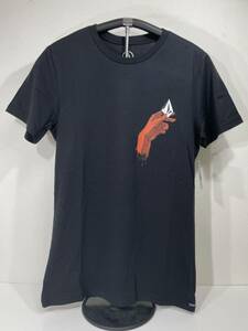 VOLCOM ボルコム AF332112BLK メンズ Sサイズ 半袖Tシャツ プリントティー PrintTee ブラック色 ロゴもの ヴォルコム 新品 即決 送料無料