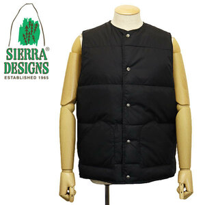 SIERRA DESIGNS (シエラデザインズ) 8312 LIGHT DOWN VEST ライトダウンベスト SD010 Black L