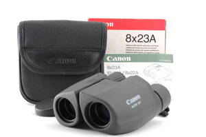 キャノン Canon BINOCULARS 8×23A 6.4° 双眼鏡 箱 取説 ケース付 管F602