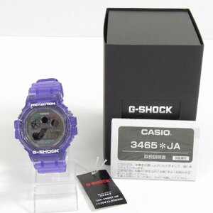 未使用 CASIO カシオ G-SHOCK G-ショック DW-5900JT-6JF クリアスケルトン パープル デジタル 腕時計 ▼AC23933