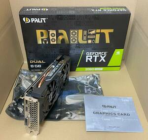 【送料無料】 【中古品】PALIT GeForce RTX 2060 SUPER DUAL NE6206S018P2-1160A