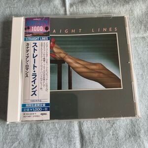 送料無料!!! STRAIGHT LINES 帯付きCD