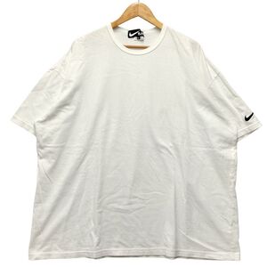 NIKE ナイキ × BLACK COMME des GARCONS 左袖NIKEワッペン付き Tシャツ 半袖 ホワイト サイズ L 正規品 / B6139