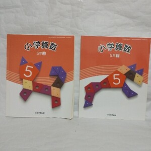 小学算数 5年 上 下 日本文教出版 2冊セット 小5 小学5年生