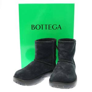 BOTTEGA VENETA ボッテガヴェネタ ムートン スナップ アンクルブーツ ブラック 36 IT9O8S9KWEW8