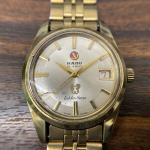 ICH【中古】RADO ラドー Golden Horse ゴールデンホース 11674/1 デイト 自動巻き AT 30石 稼働品 ヴィンテージ〈195-241203-KB-01-ICH〉