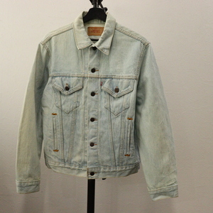 D214 80sビンテージ リーバイス LEVIS デニムジャケット USA製■1980年代製 Mサイズくらい ブルー アメカジ ストリート Gジャン 古着卸 90s