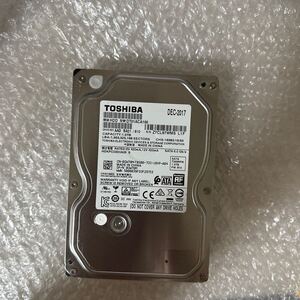 B12:（動作保証/AVコマンド対応/使用0時間）SATA 3.5インチHDD 1TB TOSHIBA DT01ACA100