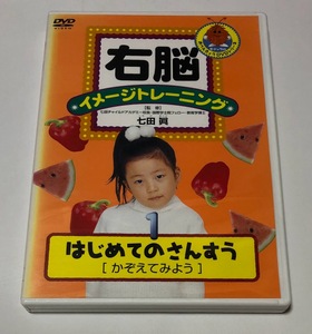 七田式 右脳イメージトレーニング DVD はじめてのさんすう かぞえてみよう 算数 ★ しちだ式 七田眞