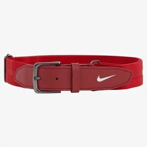 送料無料! 新品 NIKE 野球 ベルト ナイキ ベースボール Adjustable Belt 赤 レッド