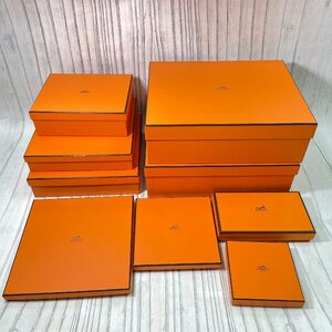 m002 G4(100) 2 HERMES エルメス 8種類 9点セット 空箱 BOX オレンジ ボックス 保存箱 空き箱