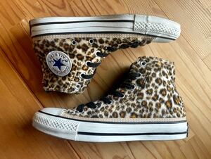 CONVERSE コンバース ALL STAR GRUNGE LEOPARD HI オールスターグランジレパードHI アニマル ヒョウ柄 フェイクファー us4 1/2 23cm前後