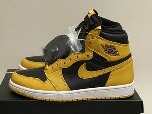 NIKE AIR JORDAN 1 RETRO HIGH OG Pollen(US8.5/26.5cm) ナイキ エアジョーダン1 ハイ パラン 555088-701 黒 黄 ブラック イエロー