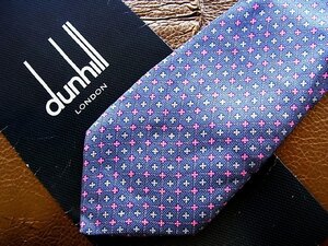 ♪今週の特売980円～♪0908♪状態並品【dunhill】ダンヒル【花 小花 柄】ネクタイ♪