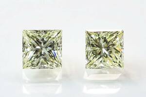 【100円～】計0.502ct VS1！ 天然ダイヤ Very Light Yellow（ナチュラルカラー） PR