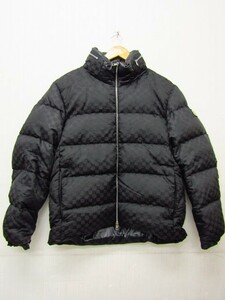 モンクレール MONCLER ダウンジャケット A00206596CO ジャガード ロゴ モノグラム 999 NERO インポートセレクト 22AW SIZE:L ⊥UF4001