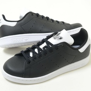 アディダス オリジナルス スタンスミス J 23.5cm US5 ブラック/ホワイト 黒 白 パンチング STAN SMITH ジュニア スニーカー