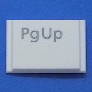 キーボード キートップ PgUp 白段 パソコン 富士通 FMV LIFEBOOK ライフブック ボタン スイッチ PC部品 2