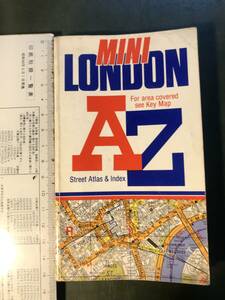 #1698 ロンドン区分地図、Mini London StreetAtlas