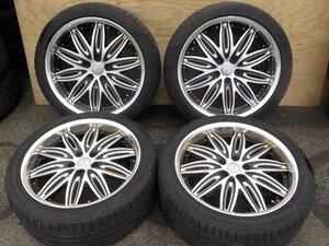 5H■WORK　RUSTTERE　アルミホイール 19インチ 245/40R19 4本■